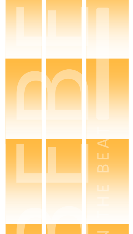 Bright Orange Ombré- Waterslide Decal